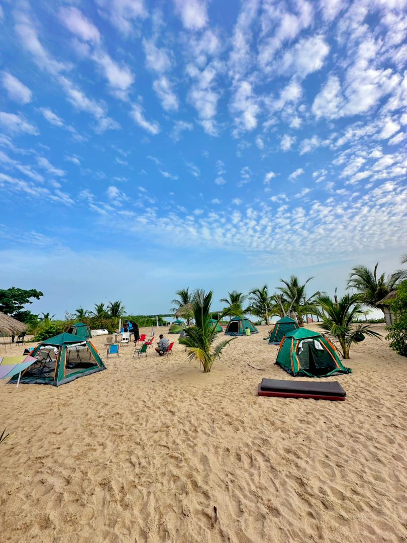 Camping on Naked Turtle Island